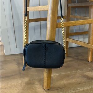 Tory Burch, Great condition small Black Leather Crossbody Bag